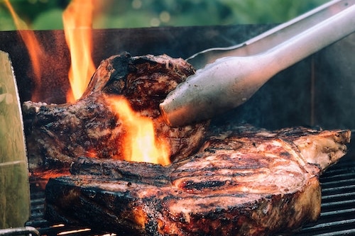 Barbecue steak
